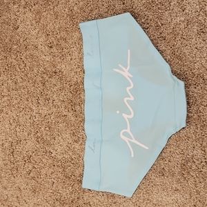 Victoria's Secret Blue Logo Band Panties M NWT